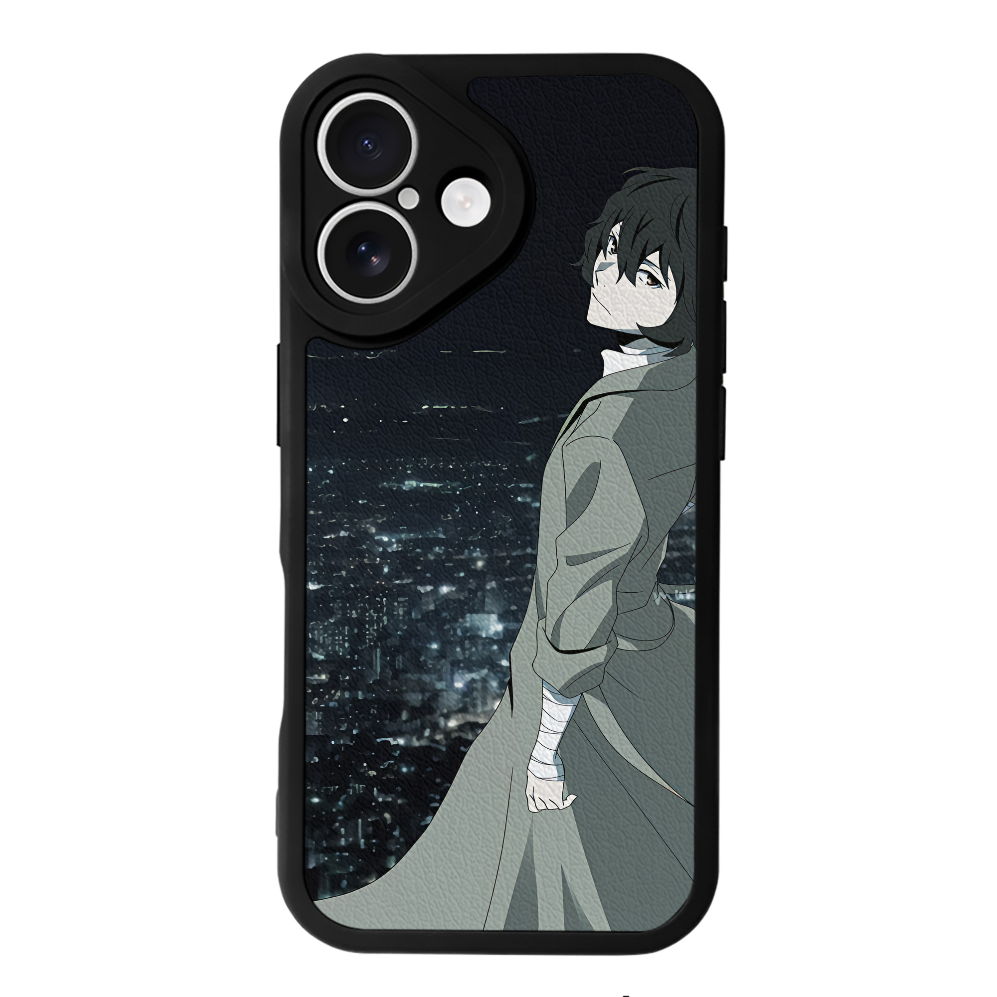 （画像用） 文豪ストレイドッグス Bungo Stray Dogs 【iPhone 16シリーズ対応】シリコンスマホケース（レザー調） 材質：シリコン